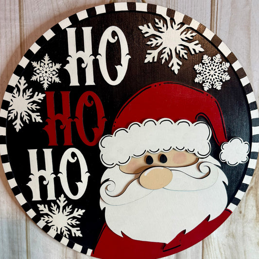 Santa Claus Ho Ho Ho Door Hanger