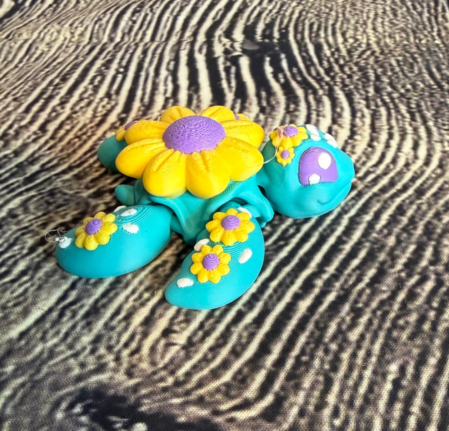 Sunflower Turtle 3D Printed Toy