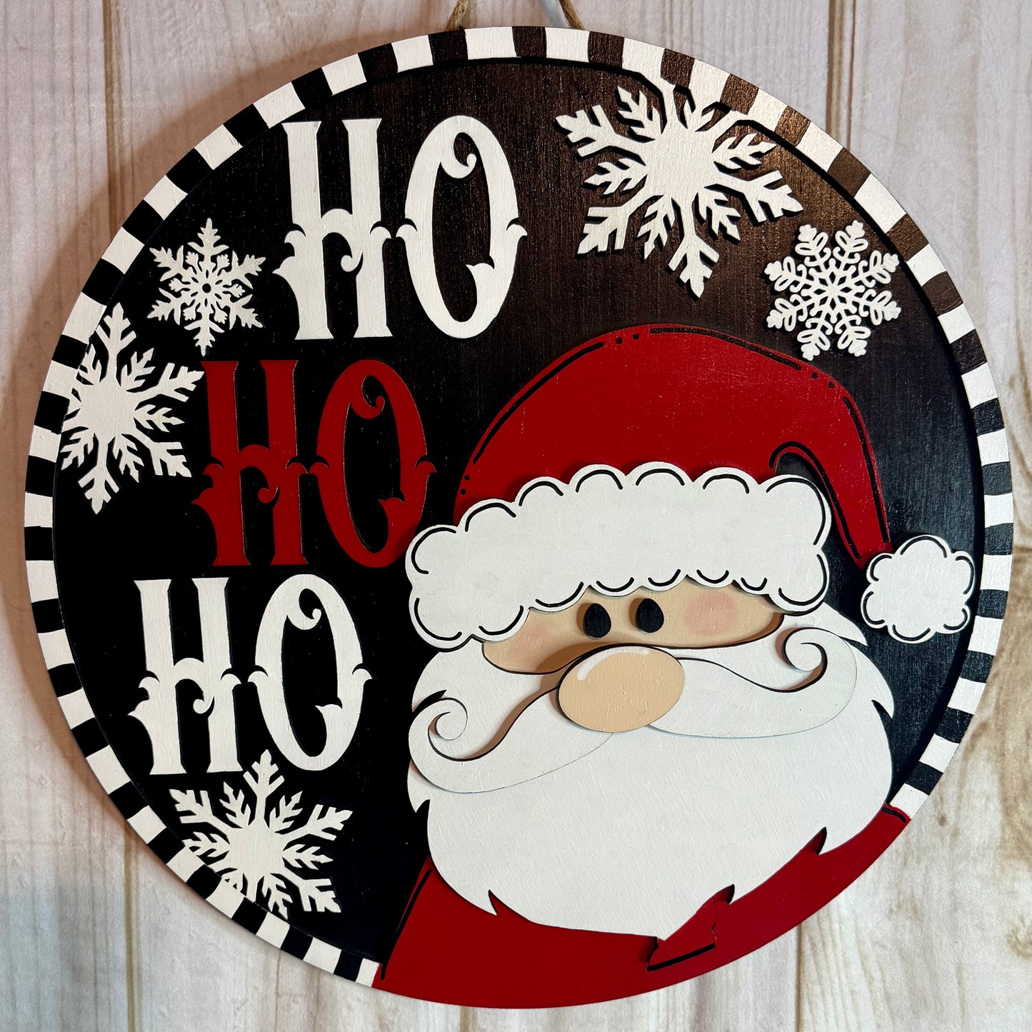Santa Claus Ho Ho Ho Door Hanger