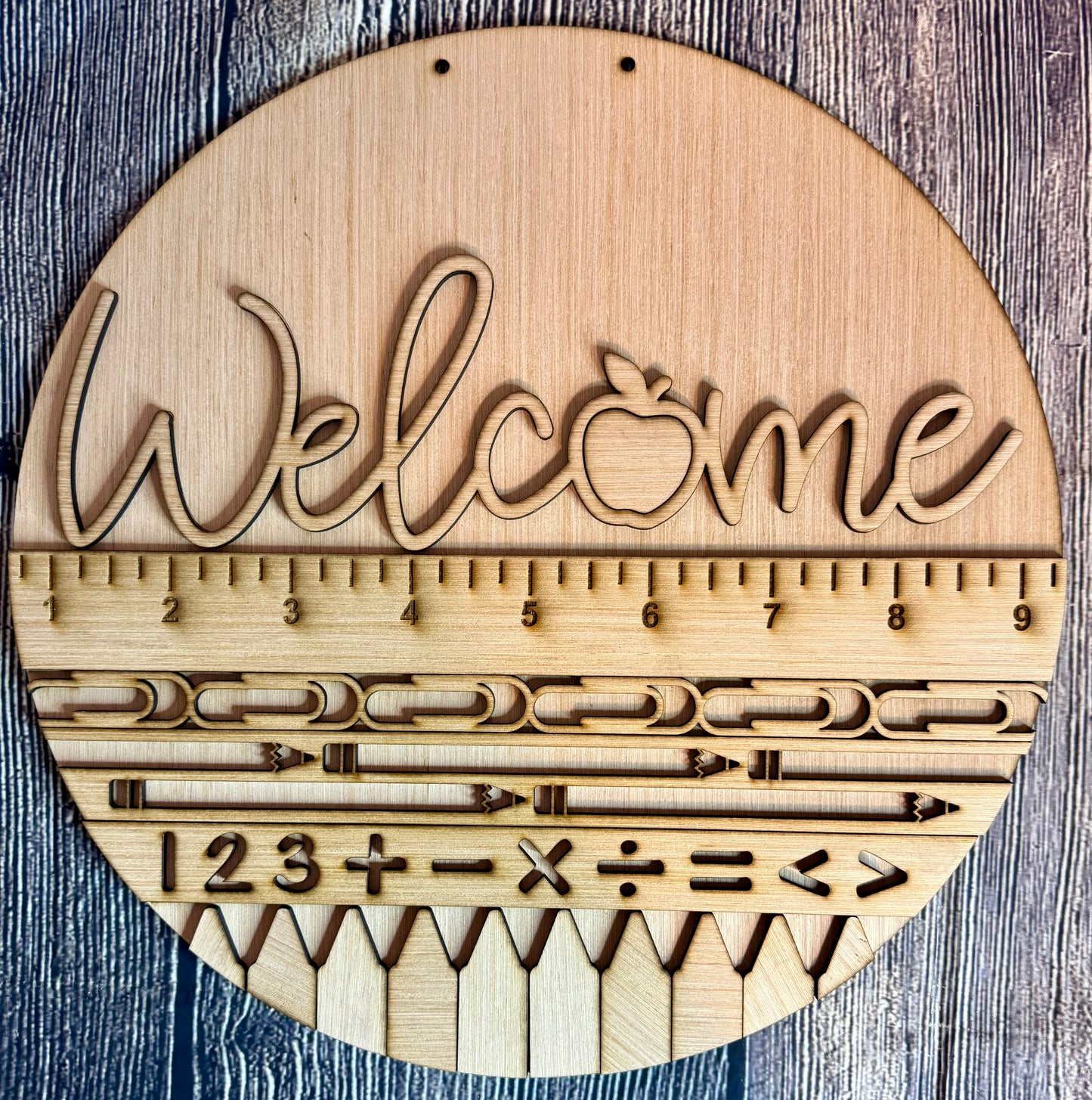 Welcome Classroom Teacher Door Hanger Blank
