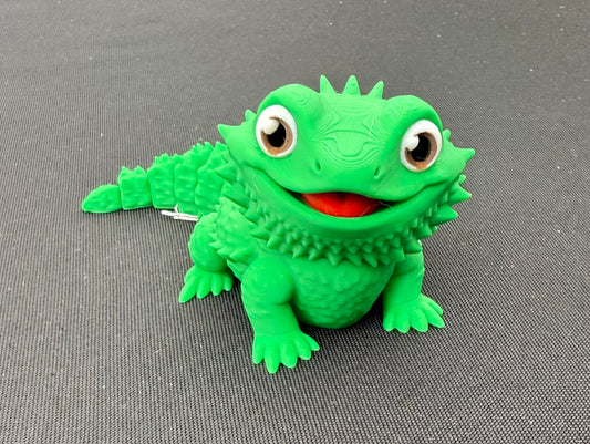 Cute Bearded Dragon 3D Printed Toy