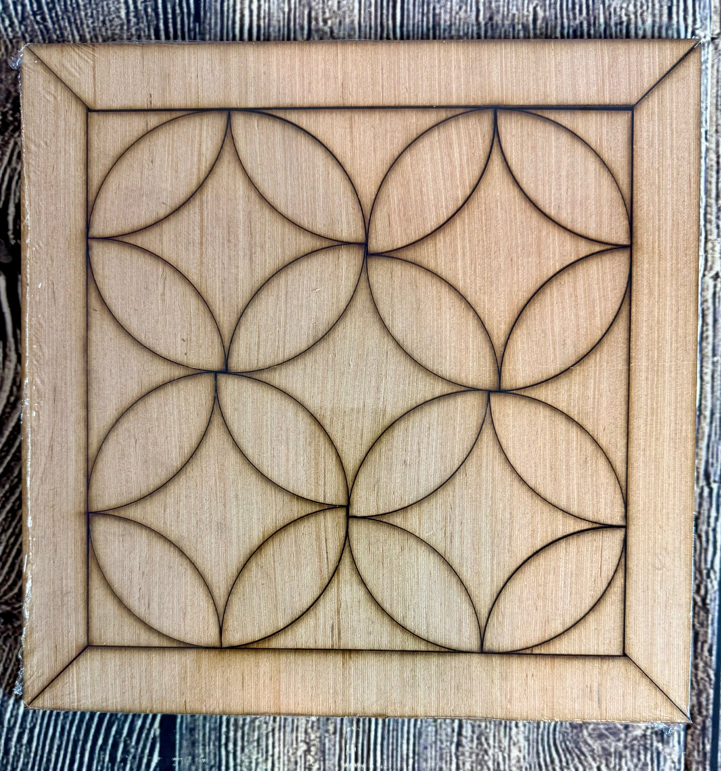 Celtic Design Wood Barn Quilt Block Unfinished