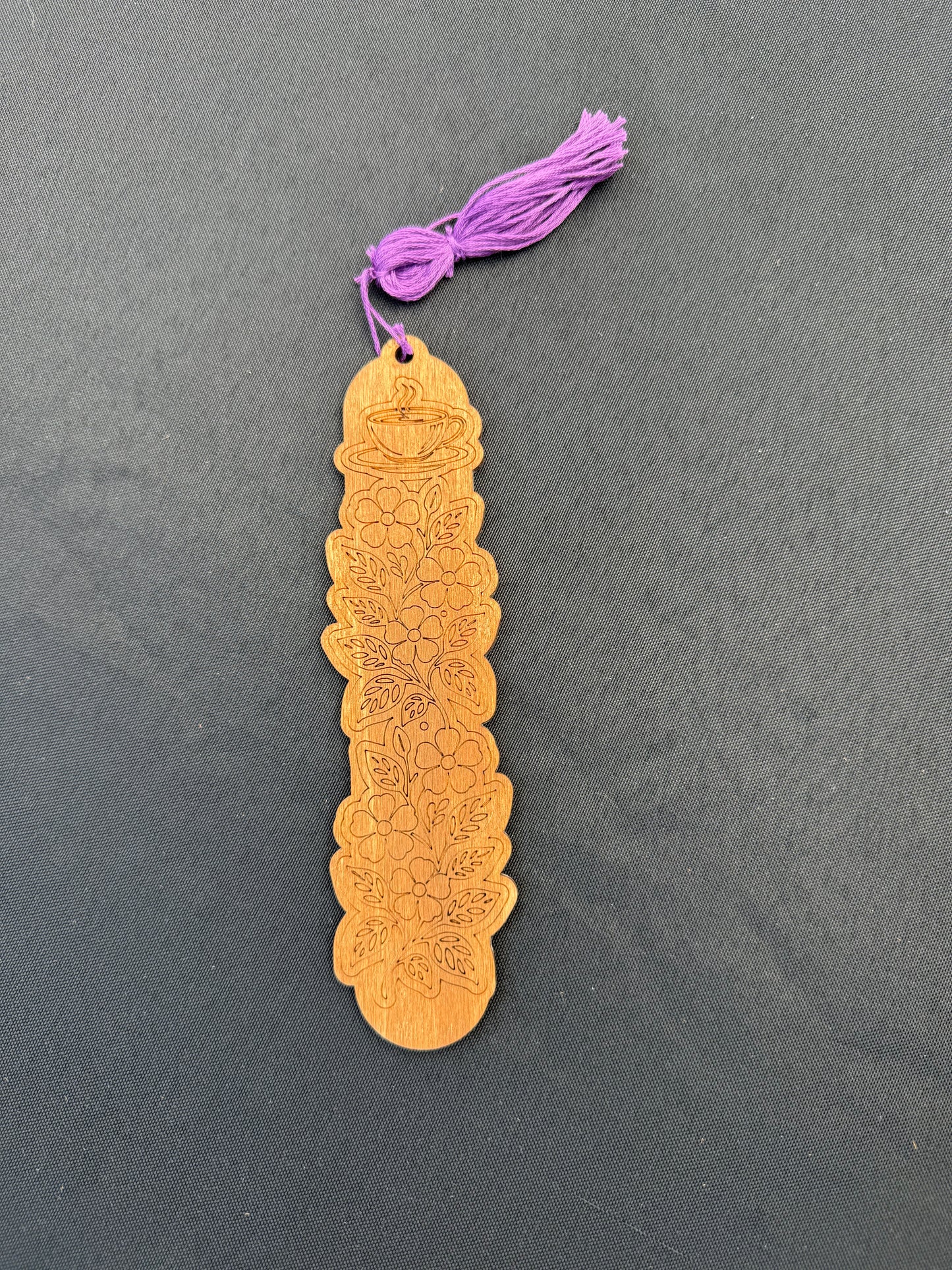 Floral Wood Bookmarks