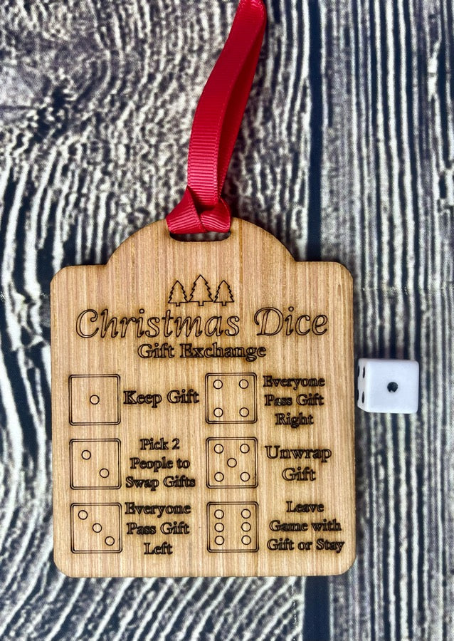 Christmas Dice Gift Exchange Game