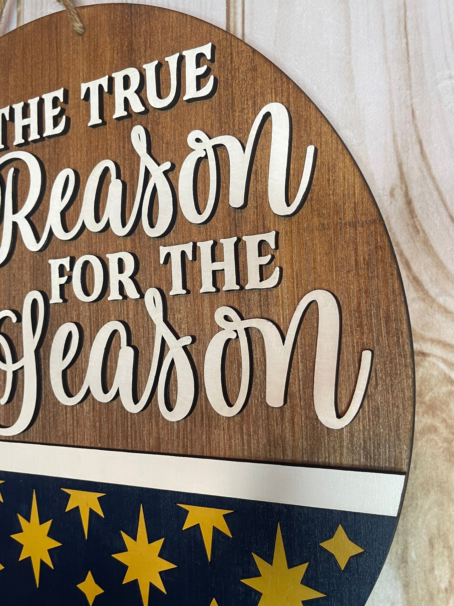 True Meaning of Christmas Door Hanger - Reason for the Season