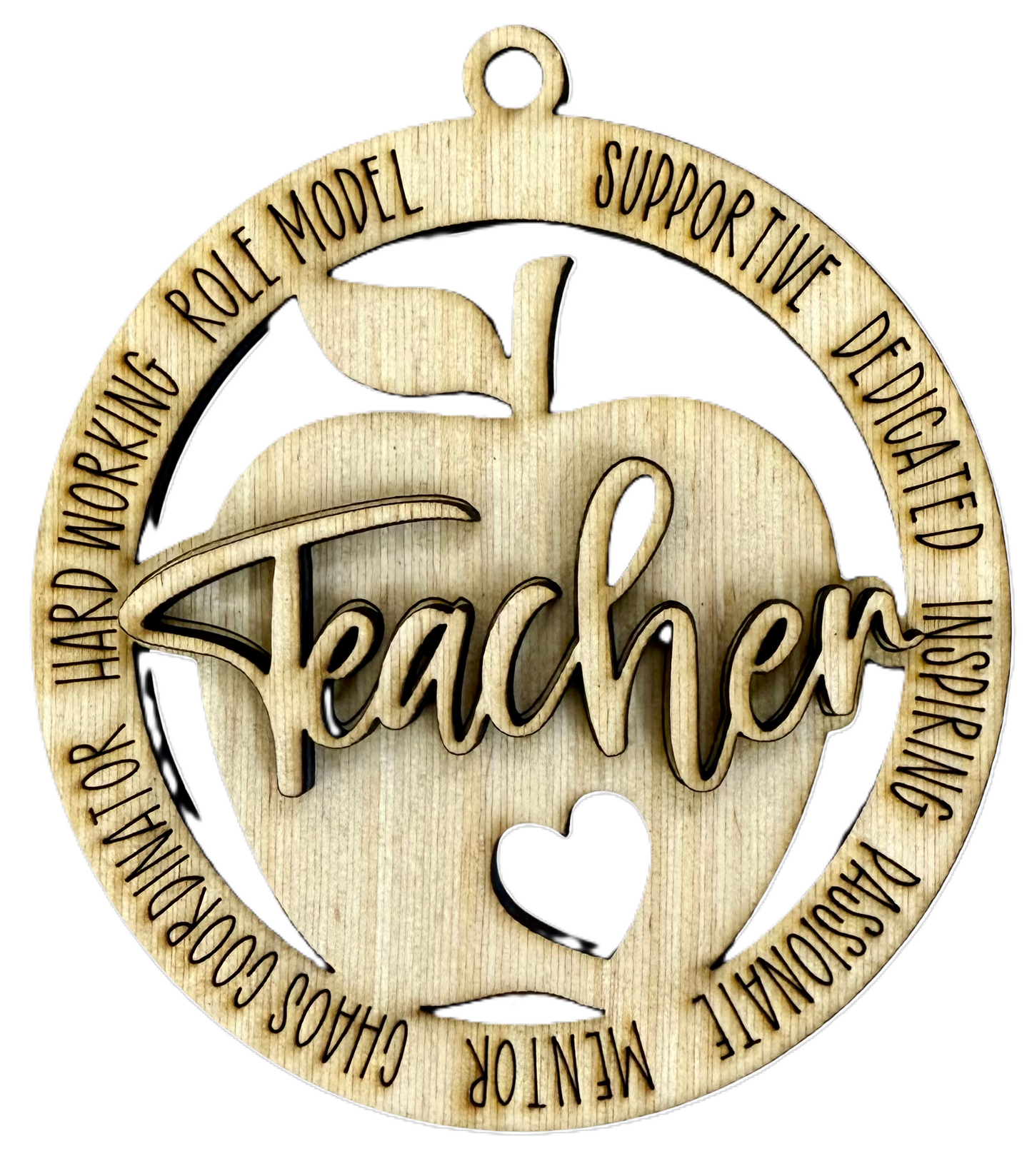 Teacher Blank Christmas Ornament