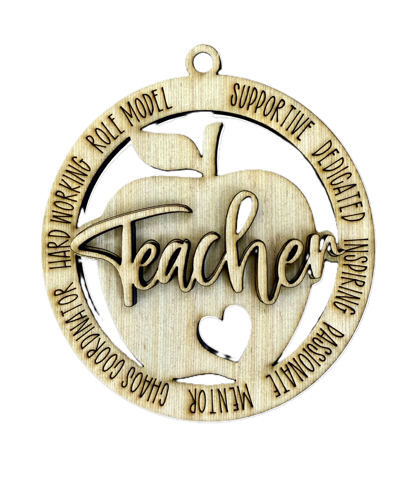 Teacher Blank Christmas Ornament