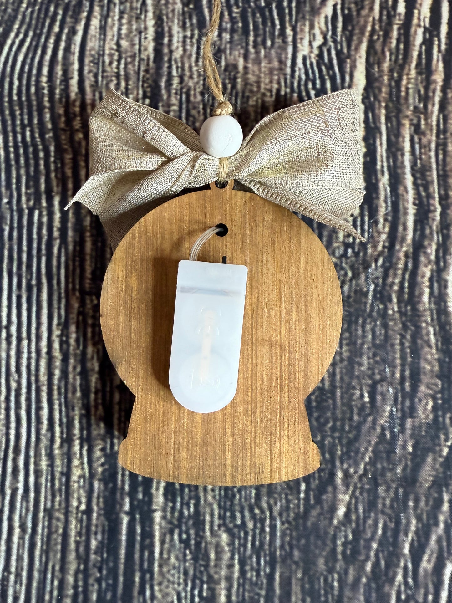 Nativity Lighted Snow Globe Ornament