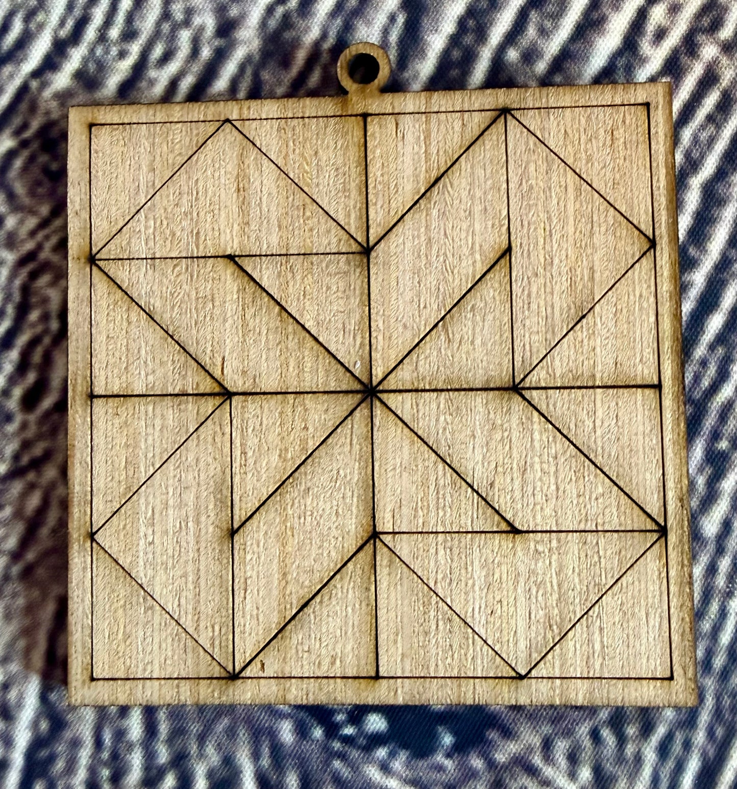 Ready to Paint Barn Quilt Ornaments