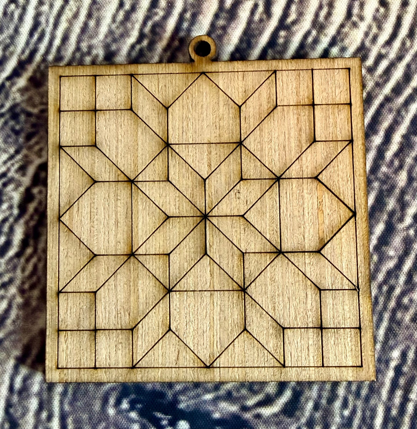 Ready to Paint Barn Quilt Ornaments