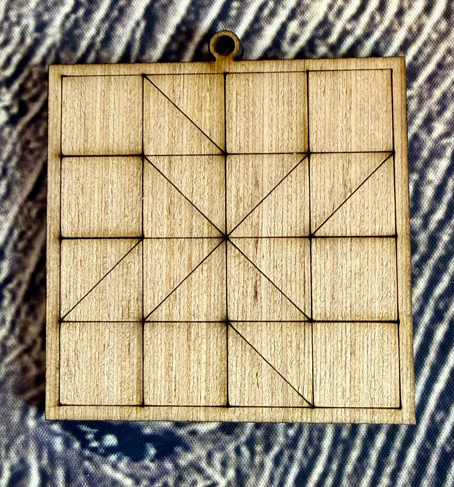 Ready to Paint Barn Quilt Ornaments