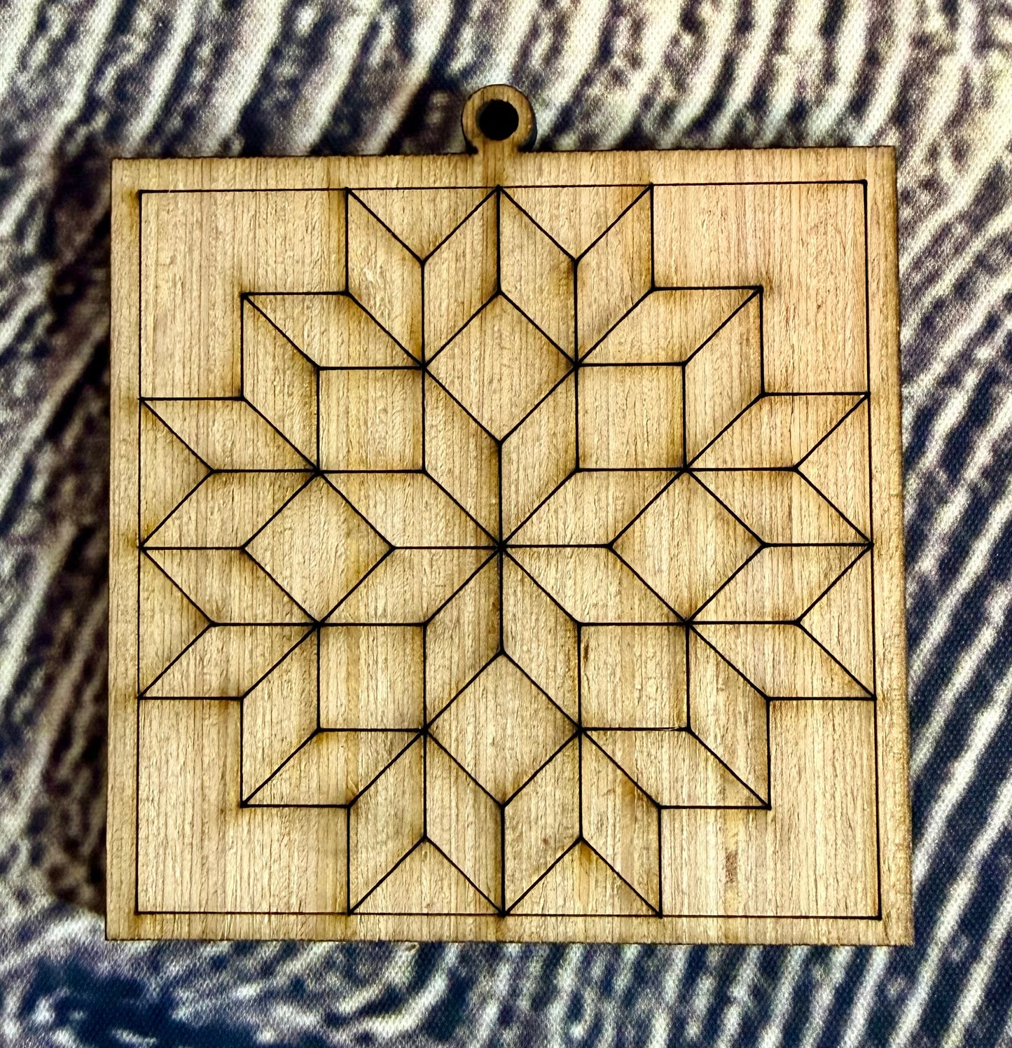 Ready to Paint Barn Quilt Ornaments