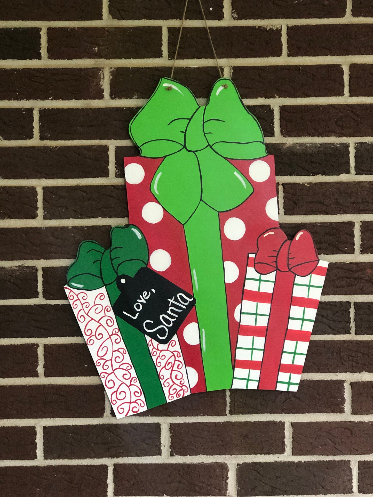 Christmas Packages Door Hanger