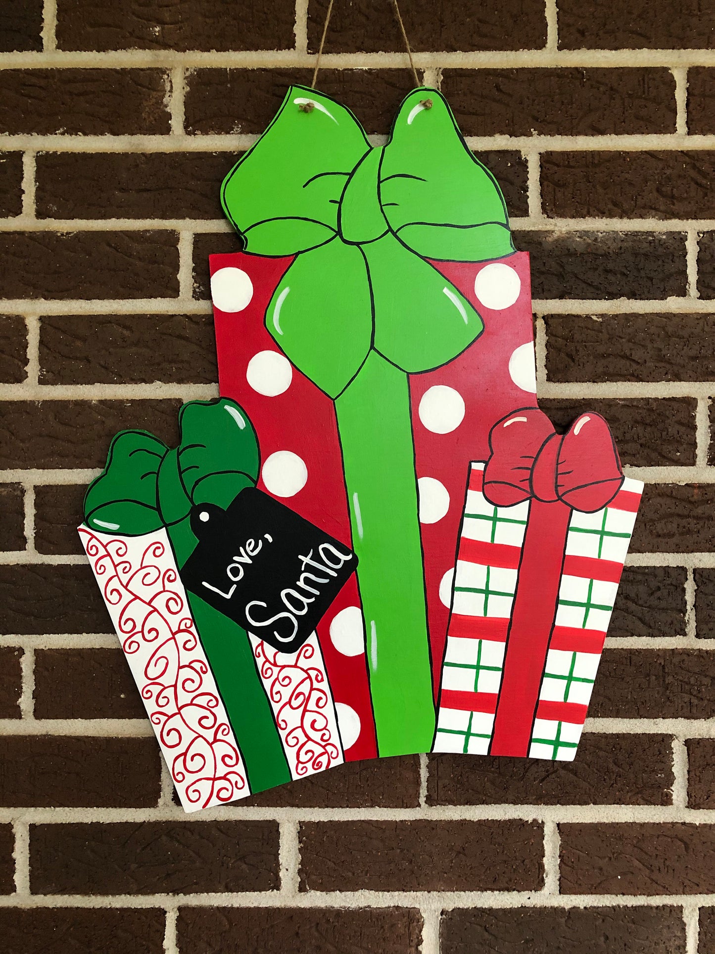 Christmas Packages Door Hanger