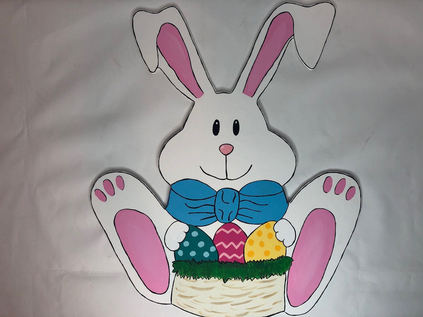 Easter Bunny Door Hanger Blank