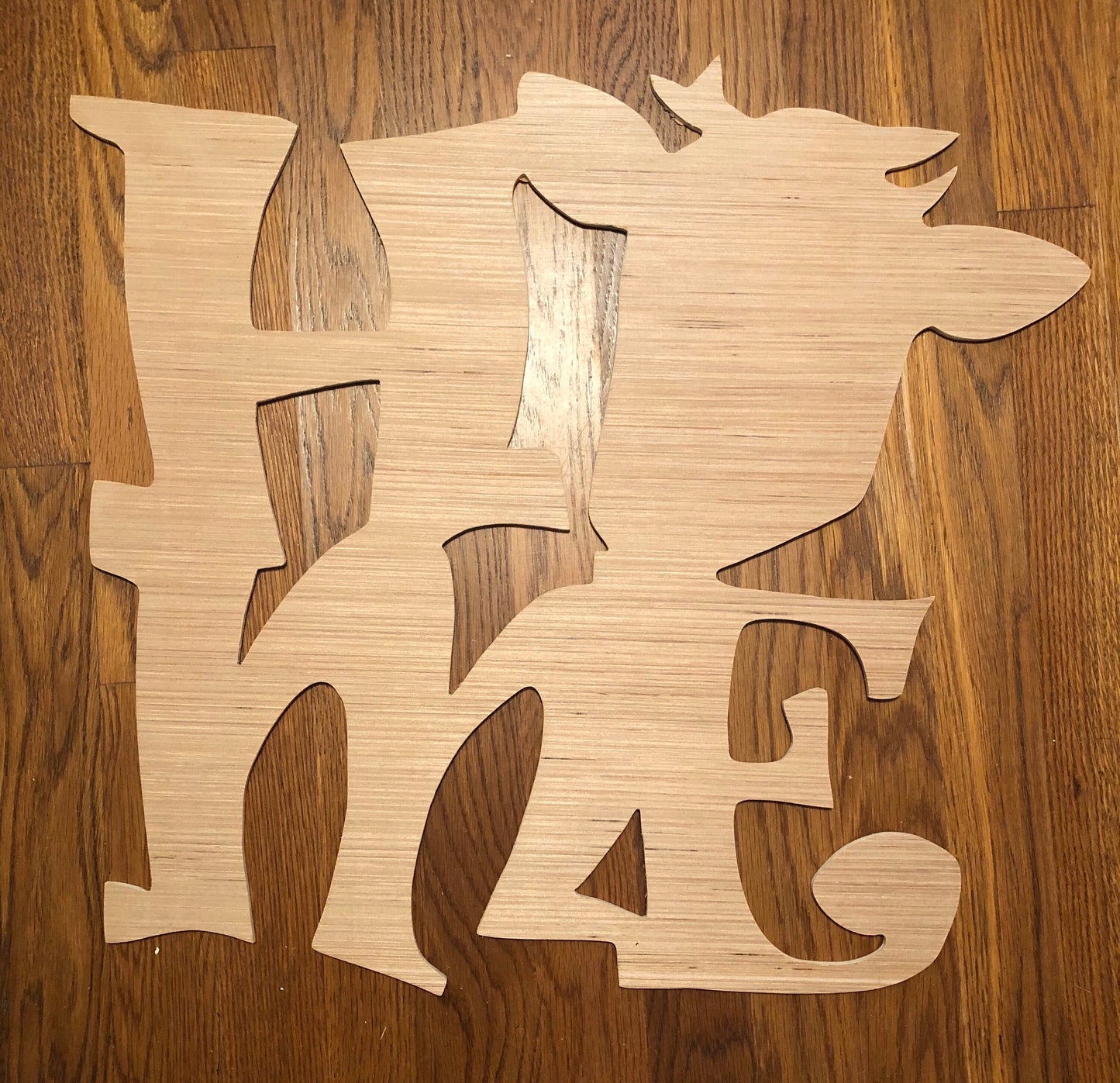Blank Cow Home Door Hanger - DIY Wood Door Hanger - Home Door Hanger - Farmhouse