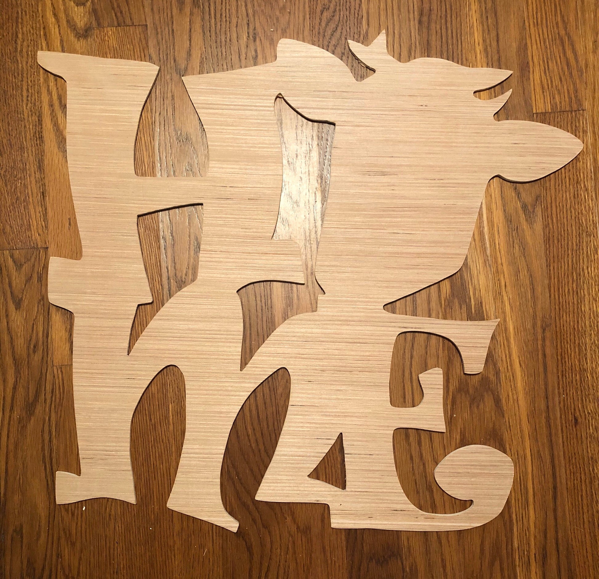 Blank Cow Home Door Hanger - DIY Wood Door Hanger - Home Door Hanger - Farmhouse