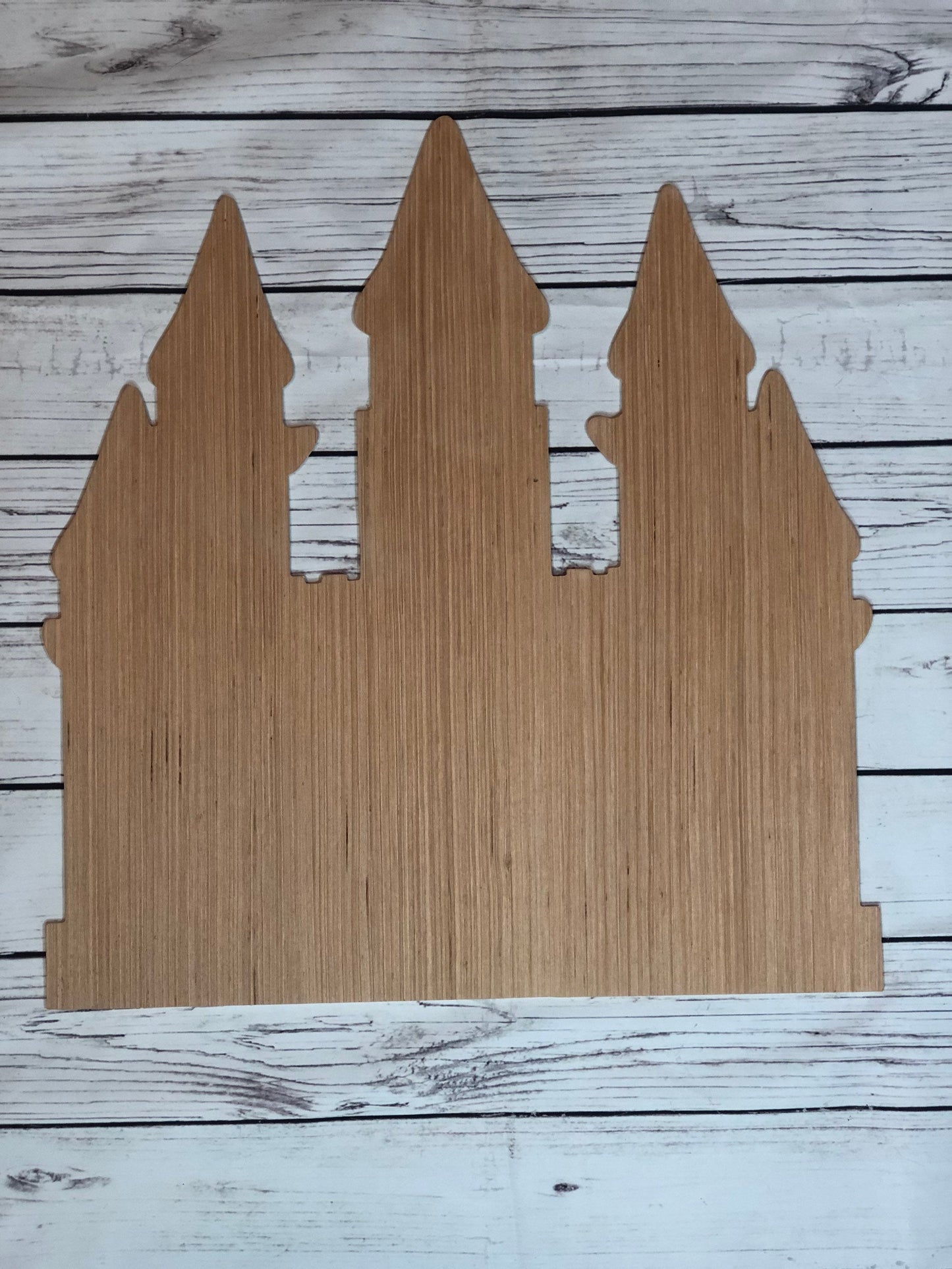 Princess Castle Wood Door Hanger Blank