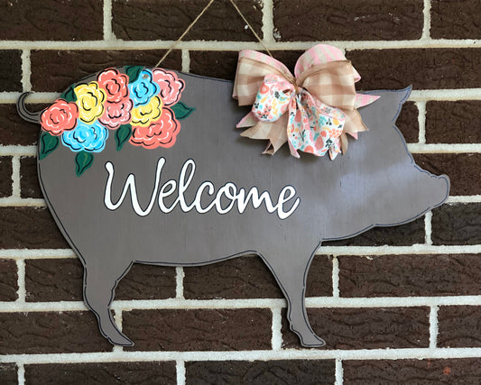 Pig Door Hanger