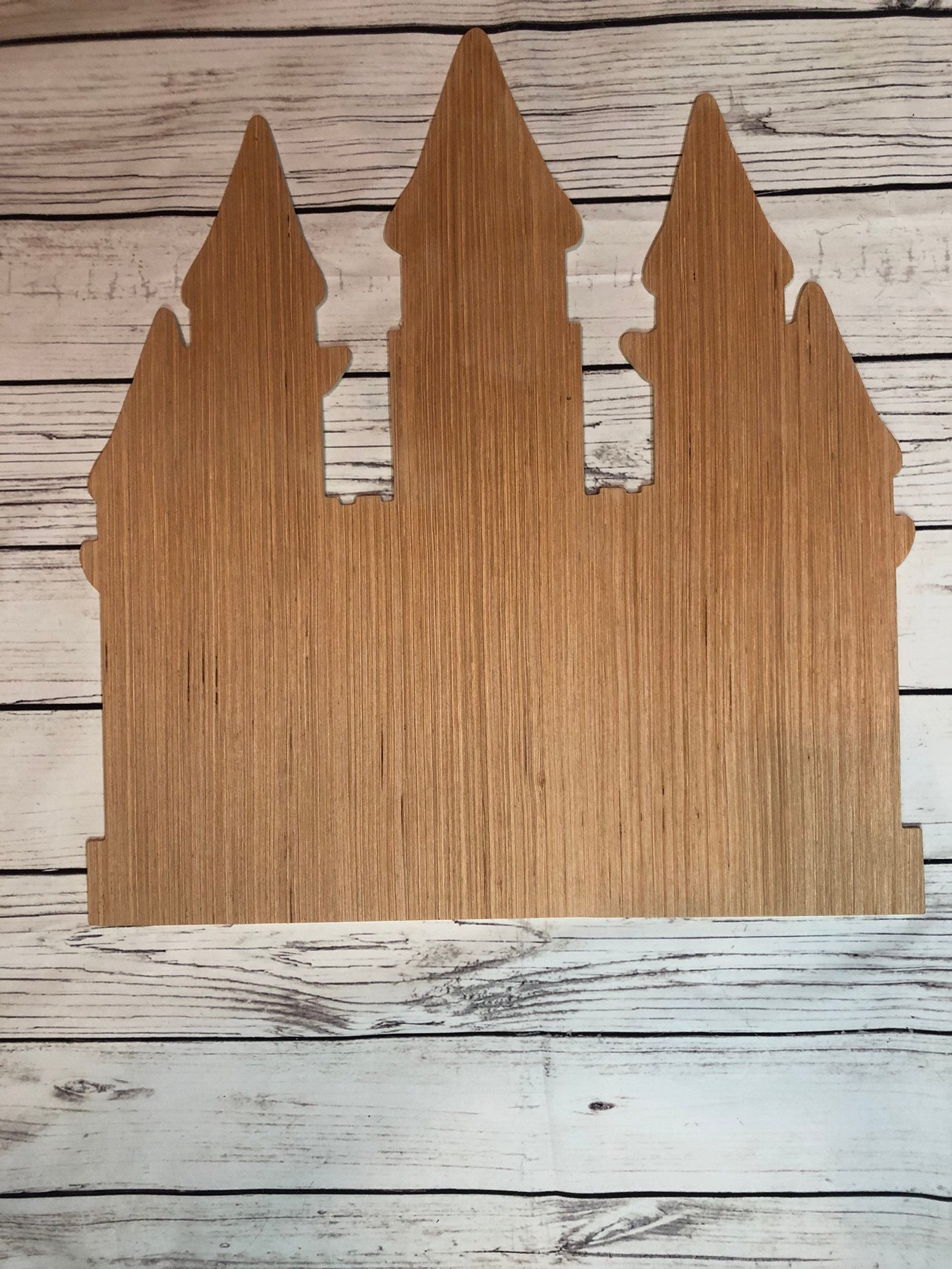 Princess Castle Wood Door Hanger Blank