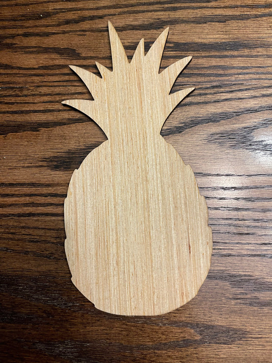 DIY Pineapple Door Hanger - Blank Pineapple Door hanger - Blank Wood Door Hanger - Summer Door Hanger - Unfinished Door Hanger