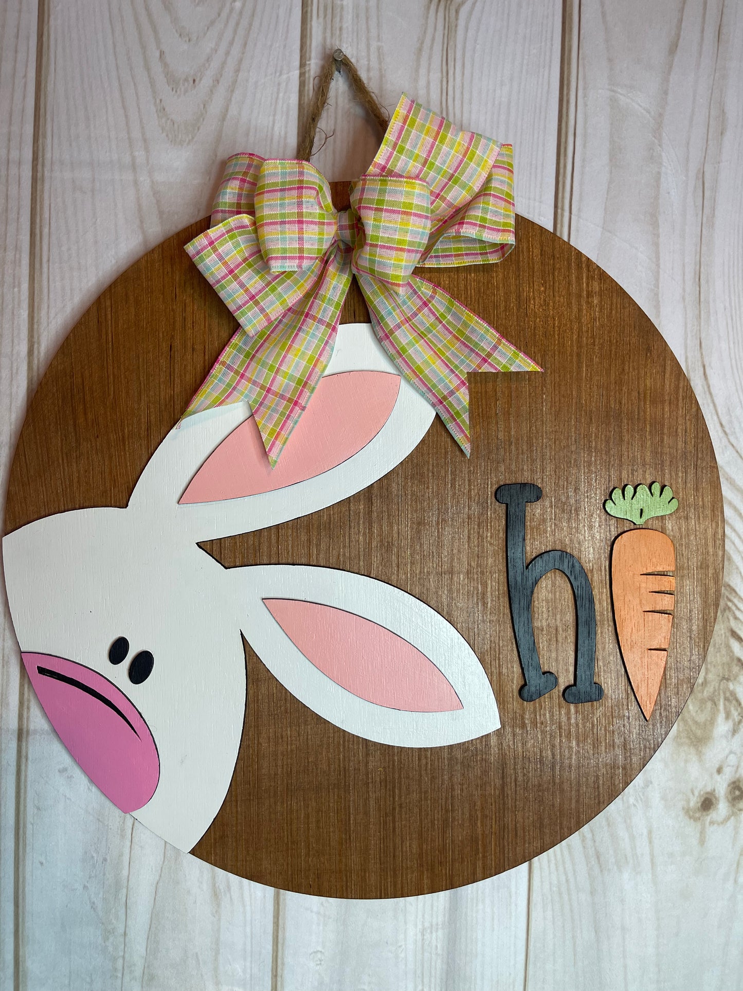 Bunny Hi Door Hanger