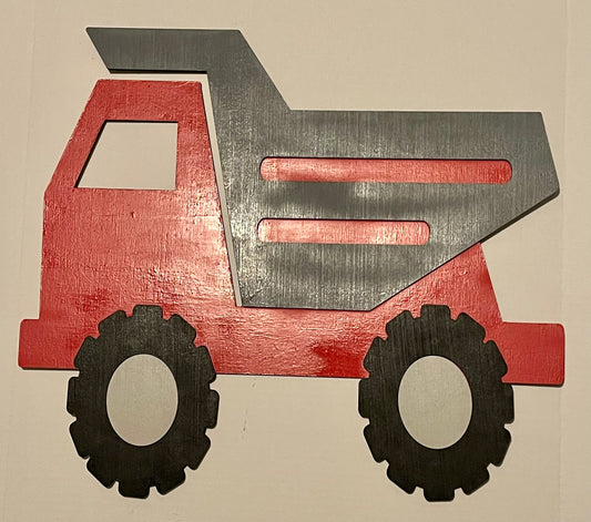 Dump Truck Wall Hanging - Boys Room Decor - Kids Room