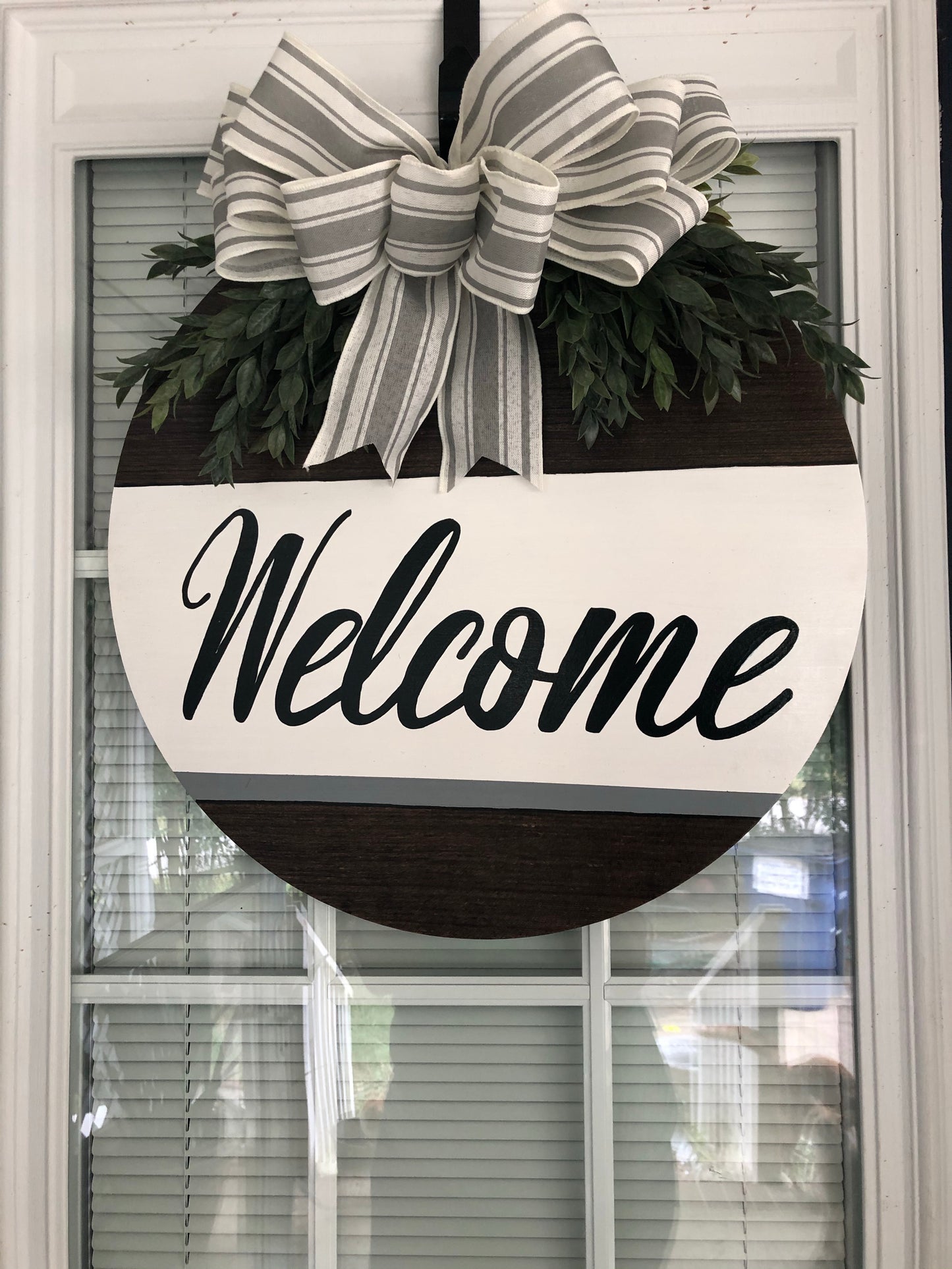 Welcome Round Door Hanger