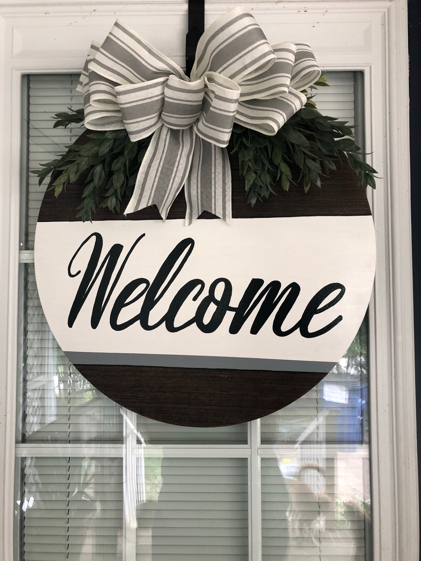 Welcome Round Door Hanger