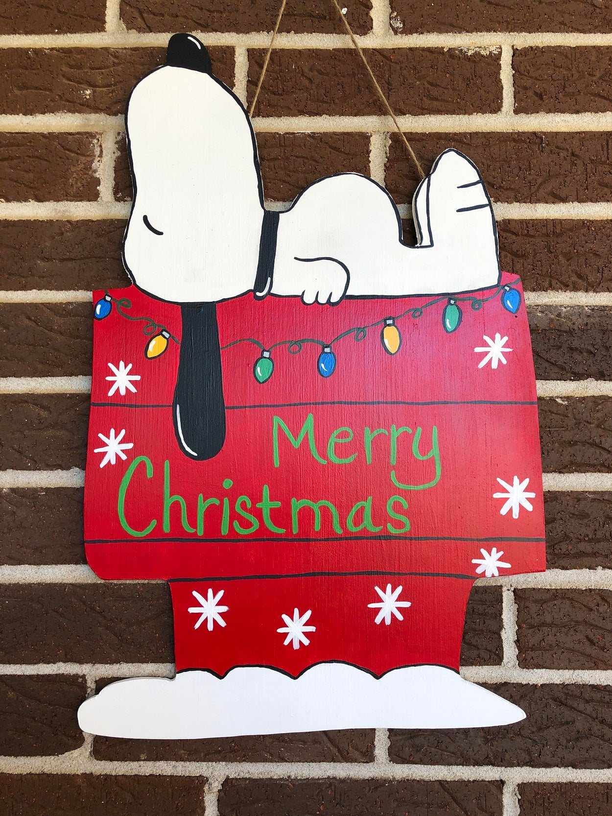 Dog Christmas Door Hanger